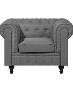 Lænestol CHESTERFIELD Lysegrå
