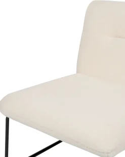Lænestol COTULLA Boucle Hvid