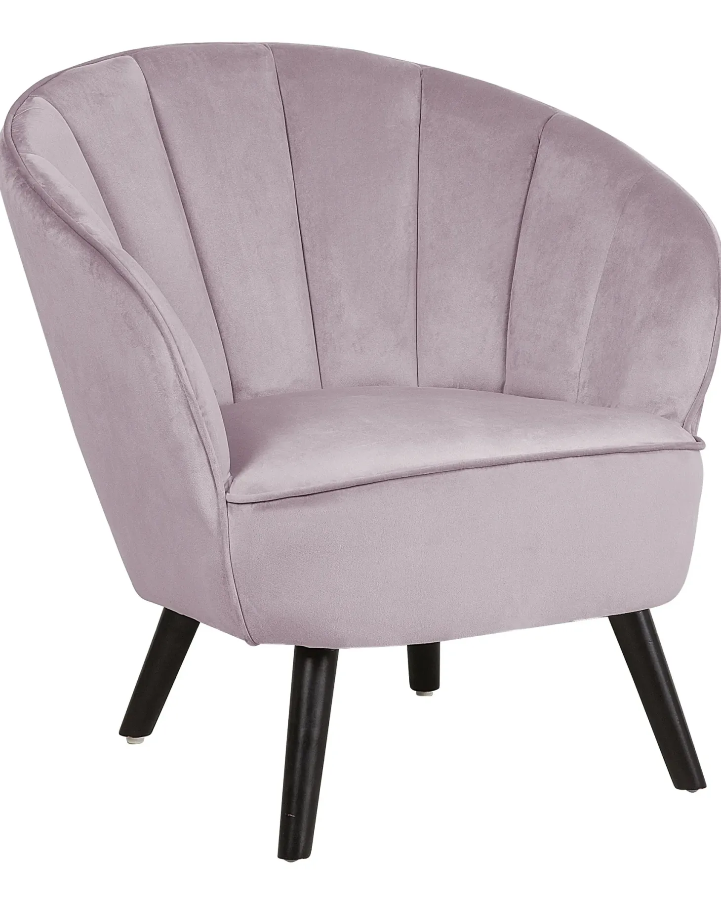Lænestol DALA Velour Lyserød