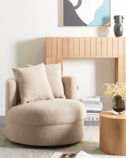 Lænestol DALBY Boucle Beige