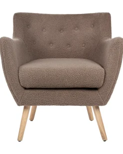Lænestol DRAMMEN Boucle Brun