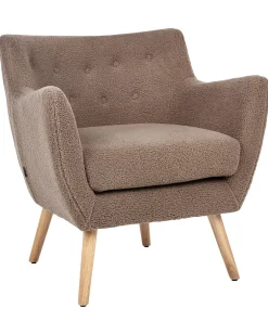 Lænestol DRAMMEN Boucle Brun