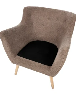 Lænestol DRAMMEN Boucle Brun