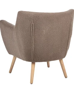 Lænestol DRAMMEN Boucle Brun
