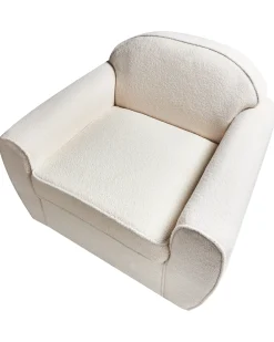 Lænestol ELLEDE Boucle Lys Beige
