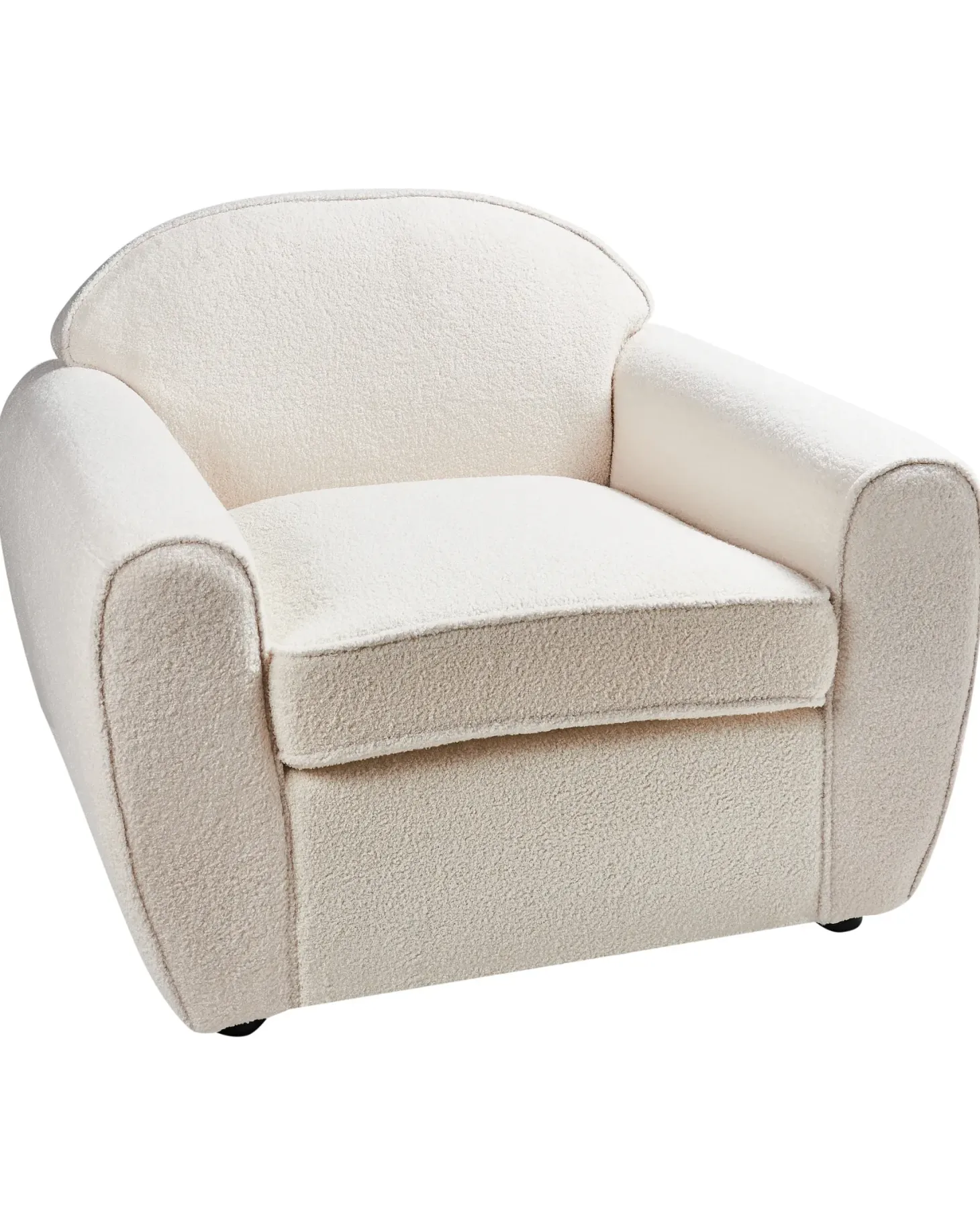 Lænestol ELLEDE Boucle Lys Beige