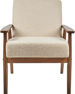 Lænestol ESRUM Boucle Mørkebrun/beige