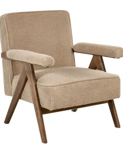 Lænestol EVJE Boucle Sand Beige