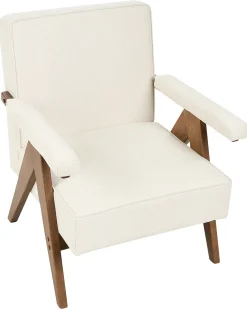 Lænestol EVJE Lys Beige