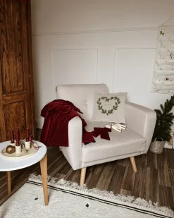 Lænestol FLORLI Lys Beige
