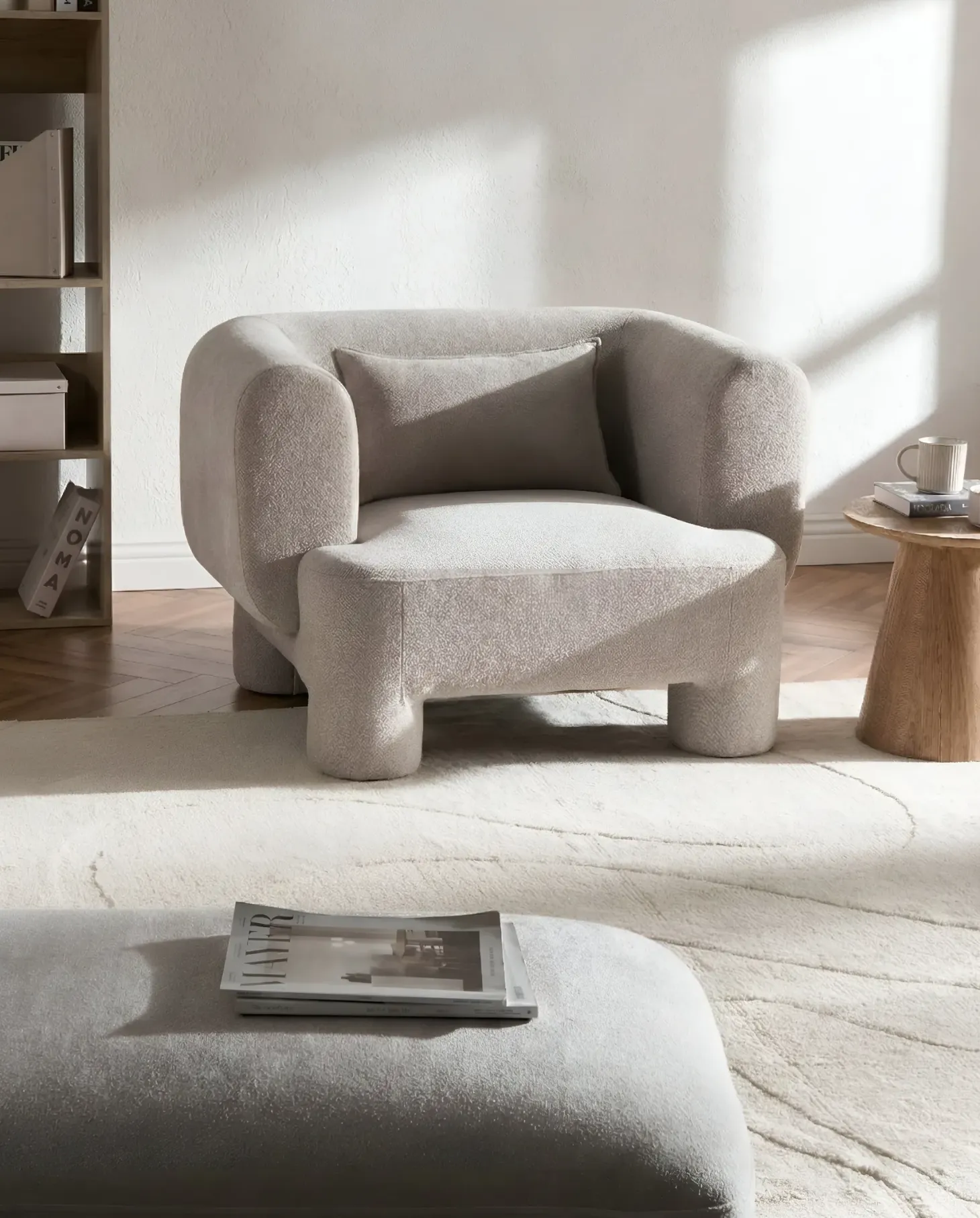 Lænestol HOGBO Beige