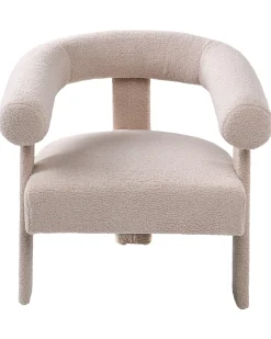 Lænestol ILBRO Boucle Lys Beige