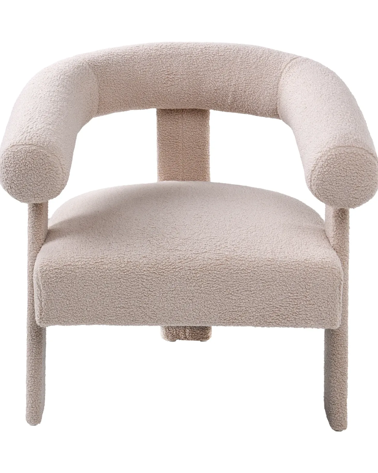 Lænestol ILBRO Boucle Lys Beige