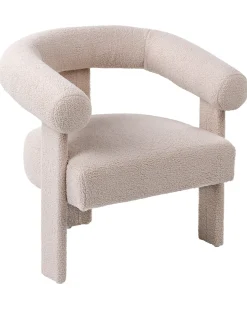Lænestol ILBRO Boucle Lys Beige