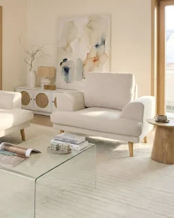 Lænestol KILDAL Lys Beige