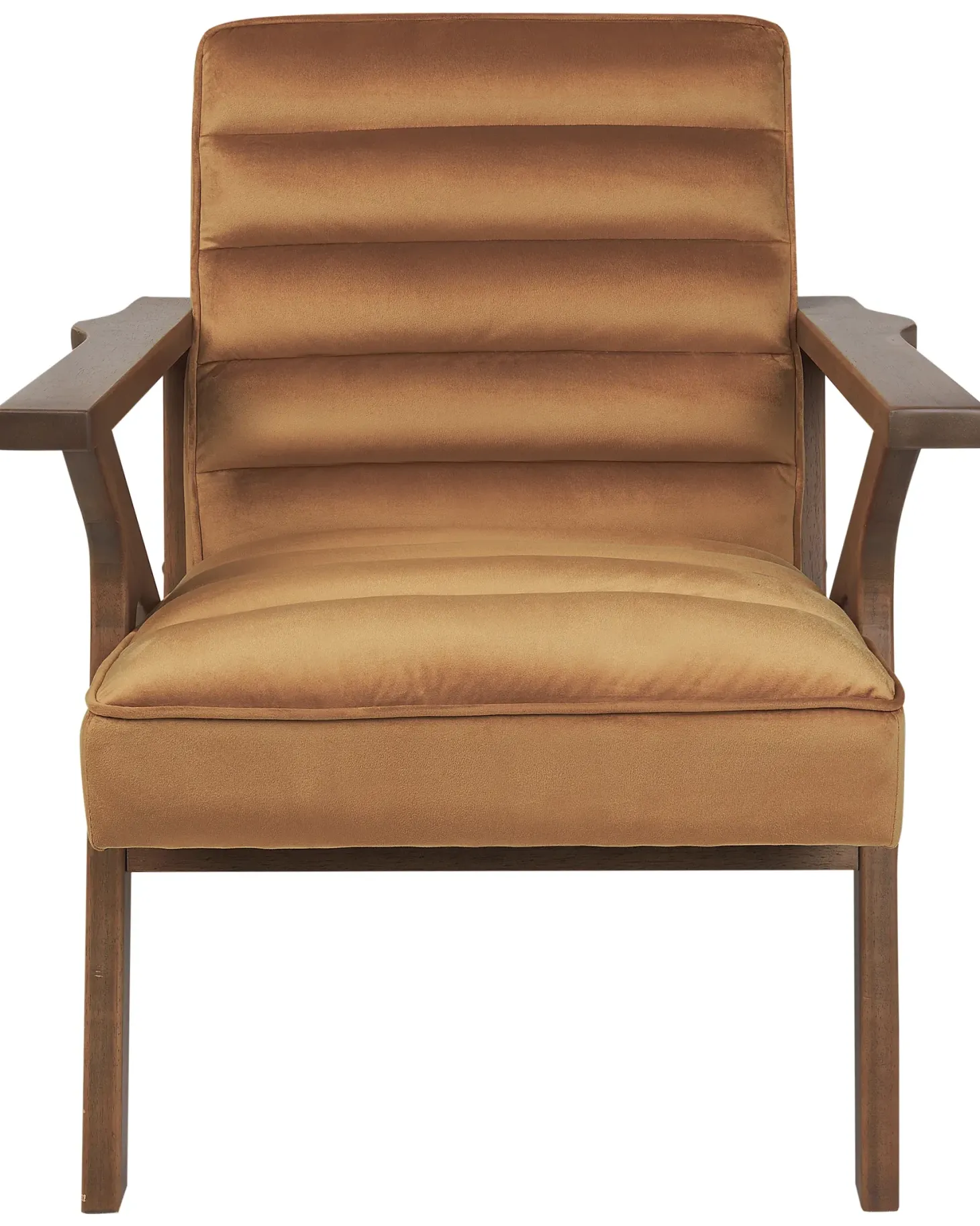 Lænestol KISA Velour Brun