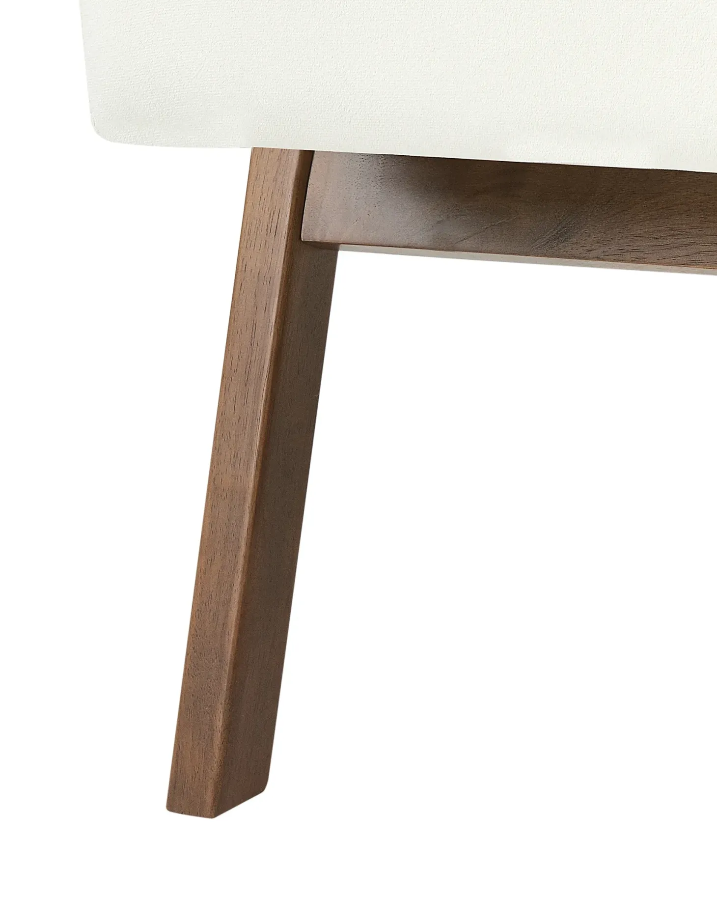 Lænestol KISA Velour Cremehvid