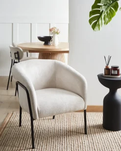 Lænestol KROSSEN Lys Beige