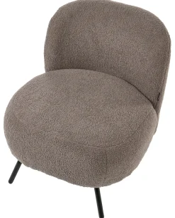 Lænestol KUMLA Boucle Brungrå