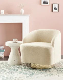 Lænestol LAVIK Boucle Beige