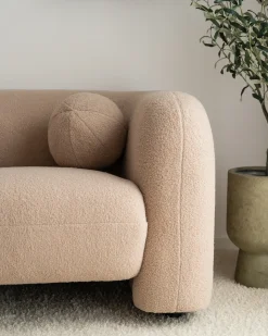 Lænestol LEIREN Boucle Beige