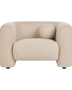 Lænestol LEIREN Boucle Beige