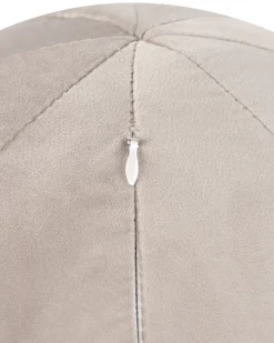 Lænestol LEIREN Velour Brungrå