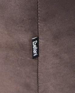 Lænestol LEIREN Velour Mørkebrun