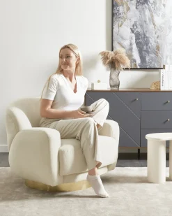 Lænestol LEJRE Lys Beige