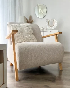 Lænestol LESJA Lys Beige