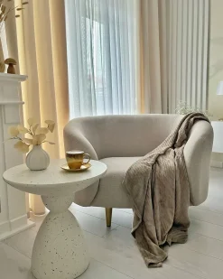 Lænestol LOEN Lys Beige