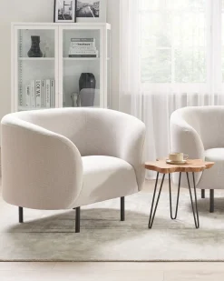 Lænestol LOEN Lys Beige