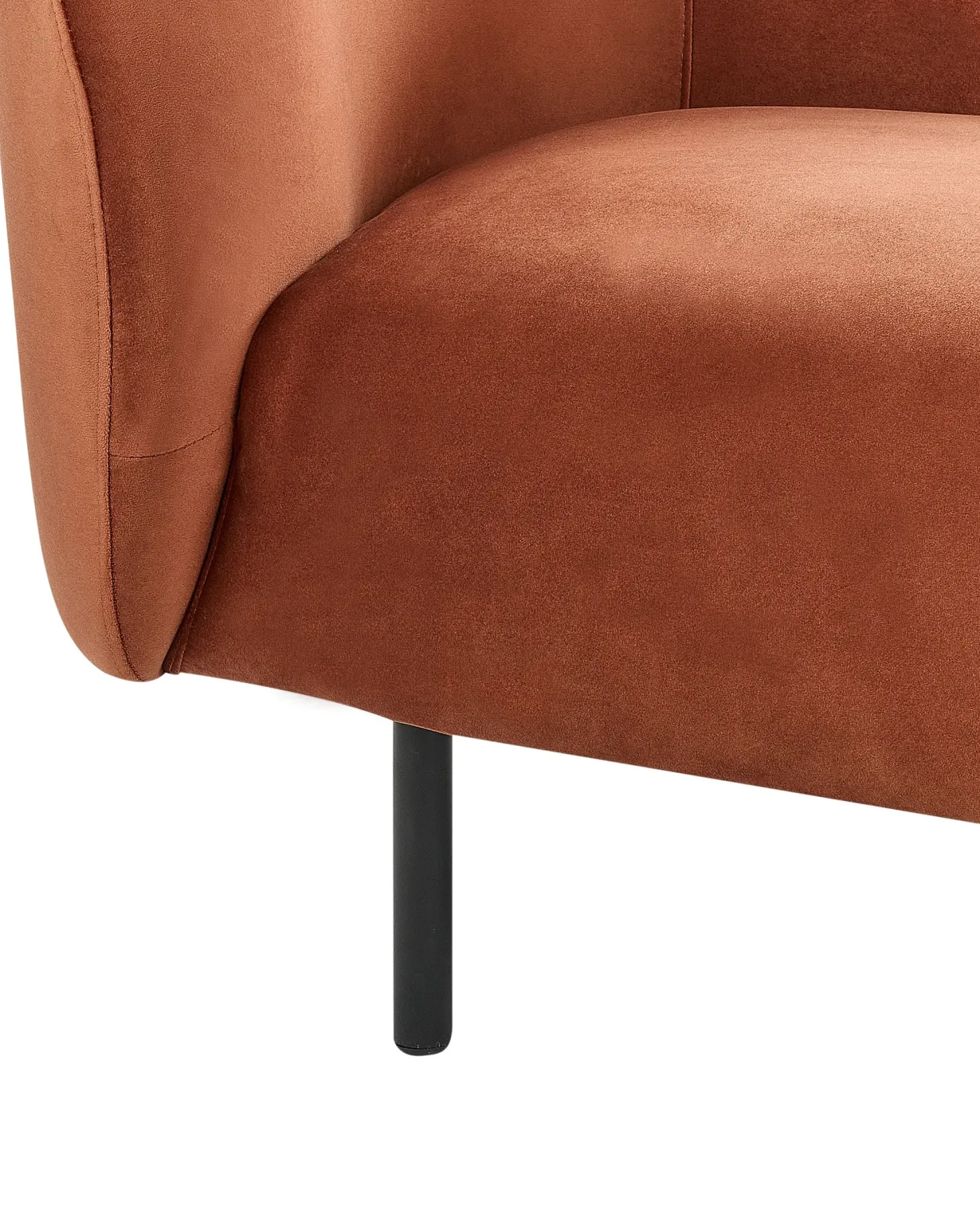 Lænestol LOEN Velour Orange