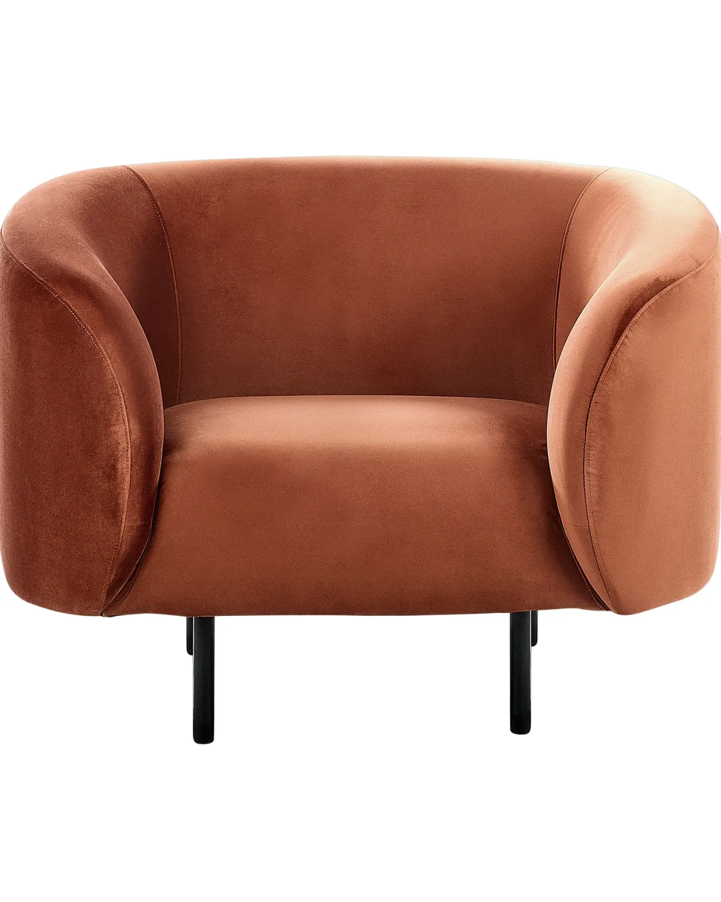 Lænestol LOEN Velour Orange