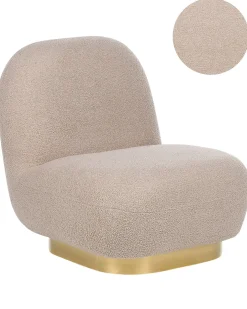 Lænestol LOVIISA Boucle Beige