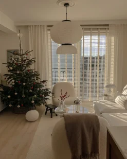 Lænestol LOVIISA Boucle Hvid