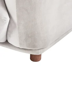 Lænestol LUVOS Velour Brungrå