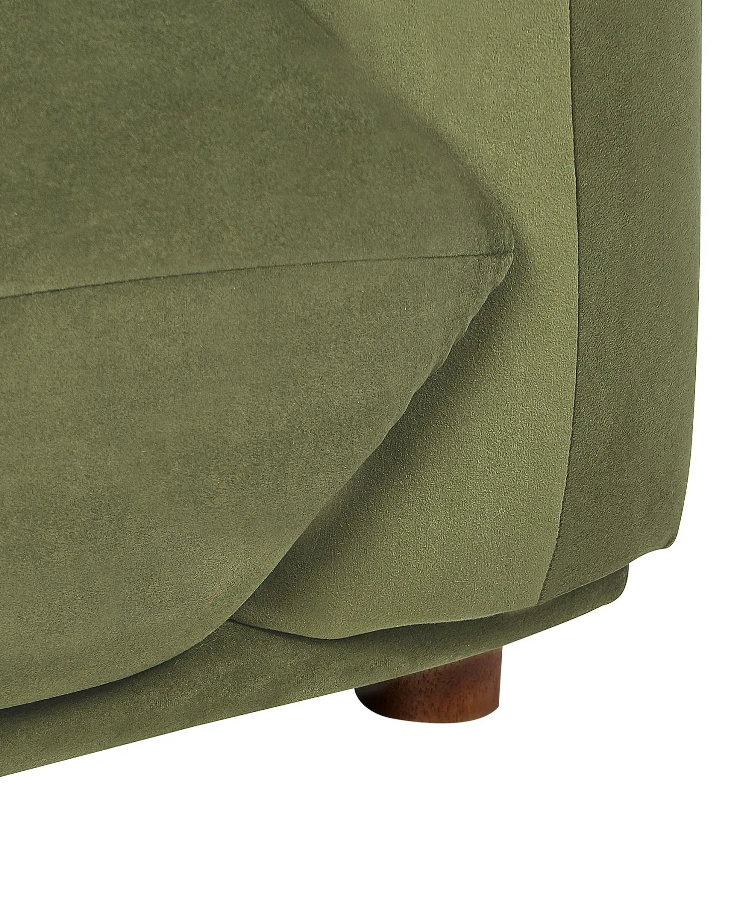 Lænestol LUVOS Velour Grøn