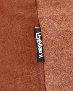 Lænestol LUVOS Velour Guldbrun