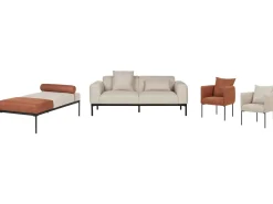 Lænestol MALMOS Lys Beige