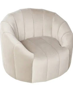 Lænestol MALUNG Velour Beige