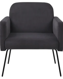 Lænestol NARKEN Velour Grå