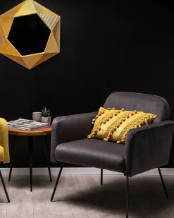 Lænestol NARKEN Velour Grå