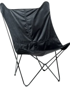Lænestol NYBRO Velour Sort