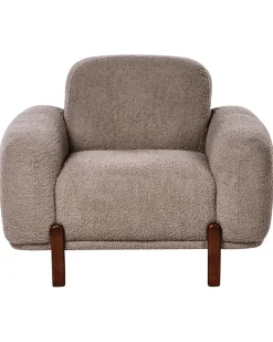 Lænestol ODNES Boucle Brungrå