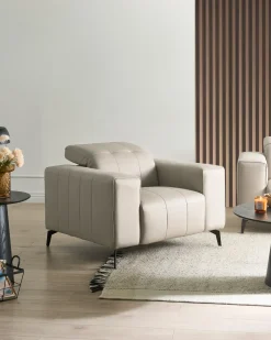 Lænestol OMMEL Lys Beige