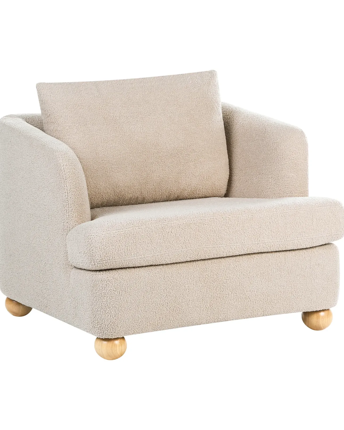 Lænestol RATTVIK Boucle Beige
