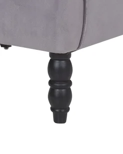 Lænestol SANDSET Velour Grå