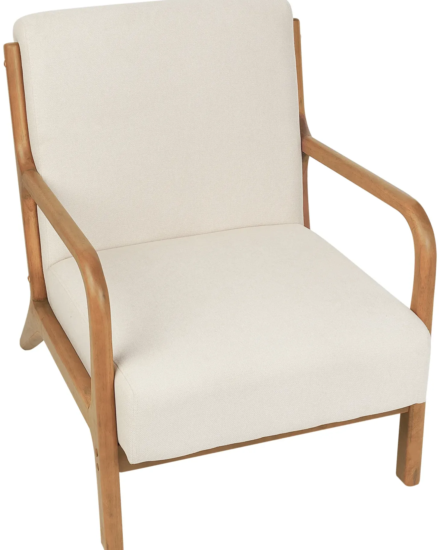 Lænestol SKOVDE Lys Beige