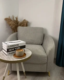 Lænestol TROSA Lysegrå